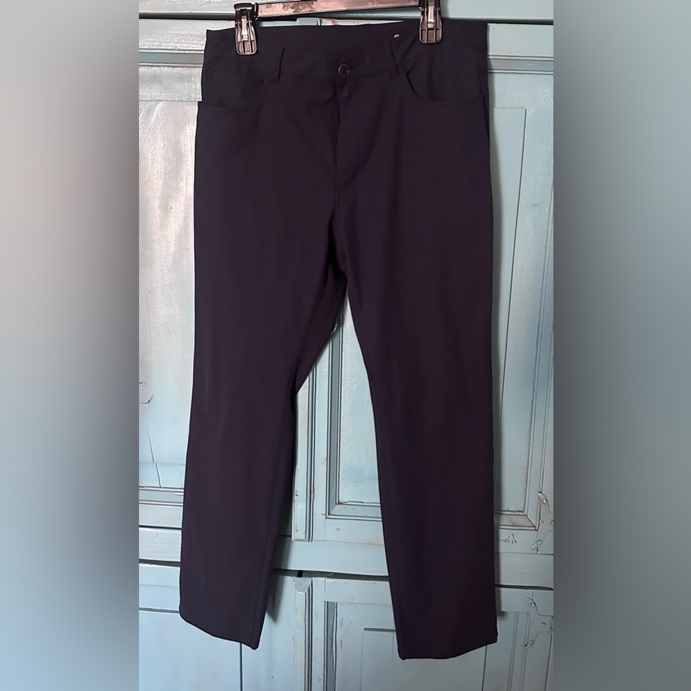 G/FORE Blue Dress Pants with Classic Straight-Leg Design